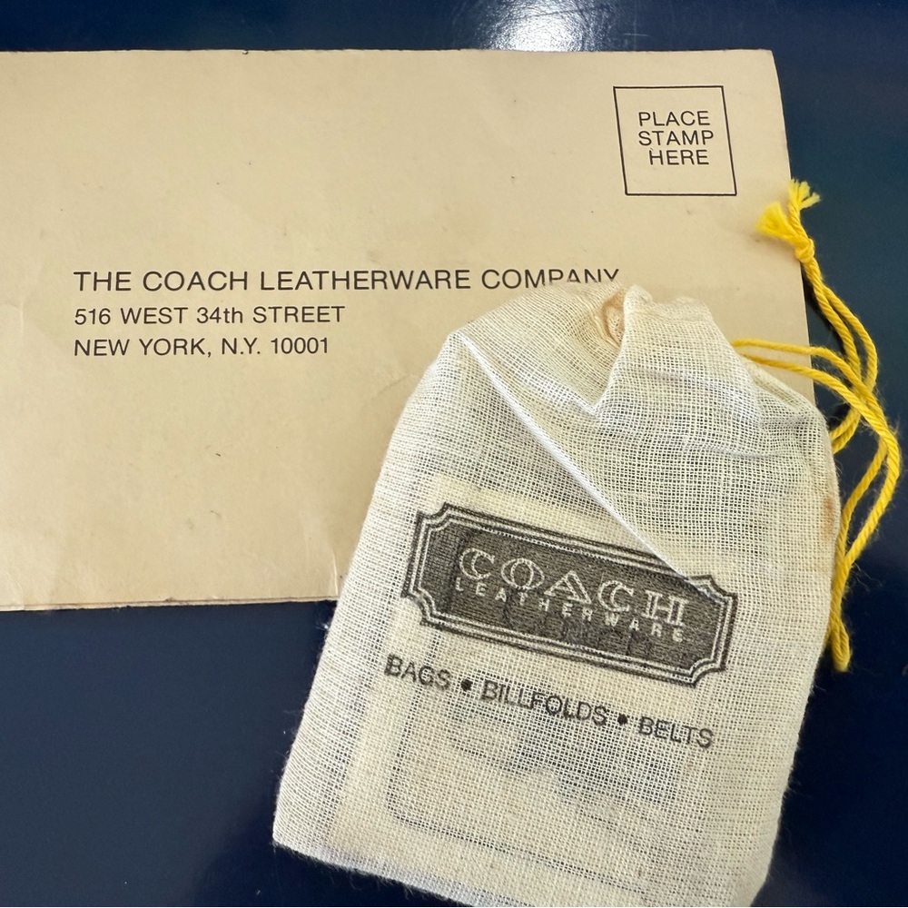 Vintage Coach Slim Satchel Burgundy NYC Original Papers and Hangtag Mint - Picture 13 of 16